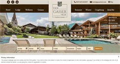 Desktop Screenshot of gasserhof.com