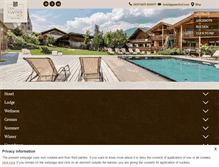 Tablet Screenshot of gasserhof.com
